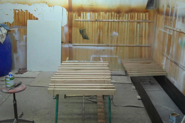 La chambre de finition