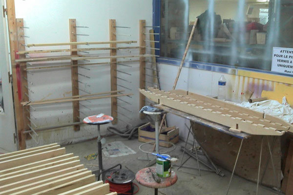 La chambre de finition